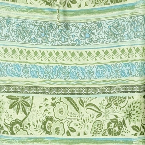 Green Mixed Pattern Maxi Skirt - Picture 5 of 6